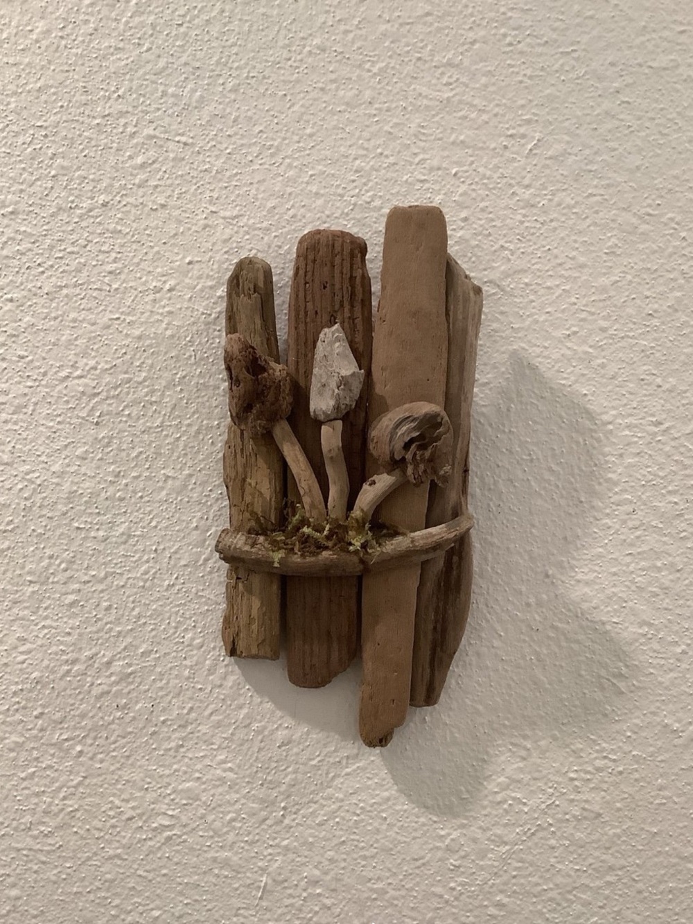 Driftwood Art , Driftwood Mushrooms, Mushroom Art, Driftwood Coastal Decor